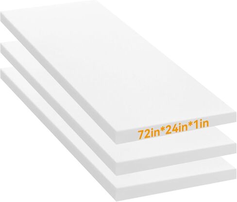 ROFIELTY Upholstery Foam Padding 3" x 24" x 72" (1PC), High Density Foam for Couch Cushion Replacement & DIY Furniture Repair in Saudi Arabia