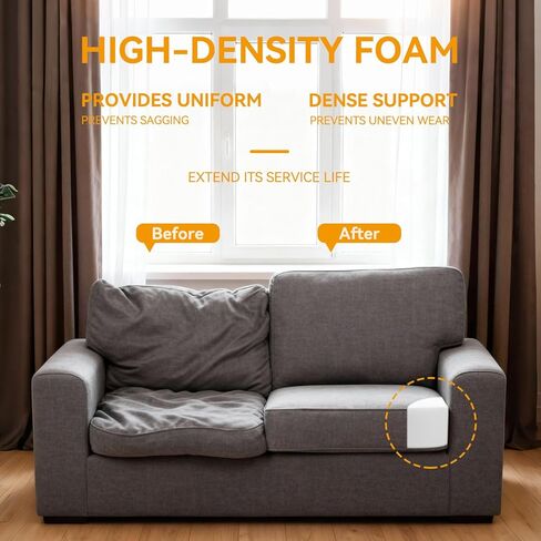 ROFIELTY Upholstery Foam Padding 3" x 24" x 72" (1PC), High Density Foam for Couch Cushion Replacement & DIY Furniture Repair in Saudi Arabia