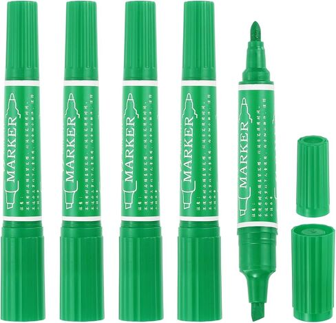 MECCANIXITY 5 Pcs Art Marker Pen Double-Ended Colored Pen Dual Sketch Marker for Drawing Sketching Writing Journaling, Middle Blue in Saudi Arabia