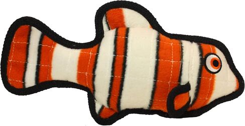 TUFFY - لعبة World's Tuffest الناعمة للكلاب - سمك الراي اللاسع في المحيط - أصوات تصدر أصواتًا - طبقات متعددة. مصنوعة متينة وقوية وصعبة. اللعب التفاعلي (الشد والرمي والجلب). يمكن غسله في الغسالة ويطفو على الماء. (2 حزمة كومبو) in Kuwait