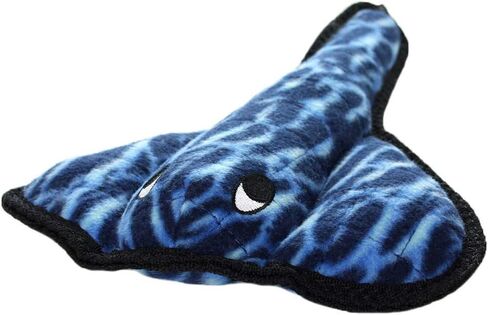 TUFFY - لعبة World's Tuffest الناعمة للكلاب - سمك الراي اللاسع في المحيط - أصوات تصدر أصواتًا - طبقات متعددة. مصنوعة متينة وقوية وصعبة. اللعب التفاعلي (الشد والرمي والجلب). يمكن غسله في الغسالة ويطفو على الماء. (2 حزمة كومبو) in Kuwait