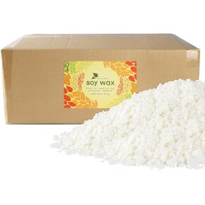 20 lb White Soy Wax DIY Candle Making（Flakes & Soft）,No additives and Pure，Perfect for Your DIY Projects in Saudi Arabia