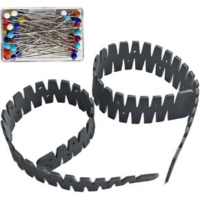 2 Pack Silicone Flexible Hot Hemmer - Heat-Resistant Hem Press Tool for Curved Hems, Necklines & Shirt Tails | Precision 1/4" & 5/8" Marking Holes | Sewing Aid for Ironing Fabrics in Kuwait