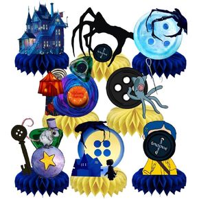 8Pcs Horror Movie Honeycomb Table Centerpieces, Horror Movie Birthday Party Supplies Table Decorations for Kids Birthday Decorations in Kuwait