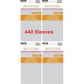 Sleeve Kings Card Game Card Sleeves 63.5 x 88 mm (10x110 Pack, 1100 Sleeves) in Kuwait