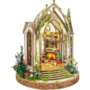 DIY Miniature House Book Nook Kit - Booknook Kit for Adults, Mini House Bookshelf Decor 3D Wooden Puzzle, Birthday Gifts for Book Lovers Women Friends - Rowan's Tree House in Saudi Arabia