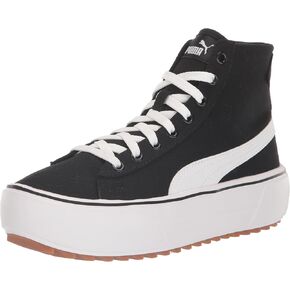 PUMA Womens Kaia Mid Cv Platform Sneakers Shoes Casual - Black in Saudi Arabia