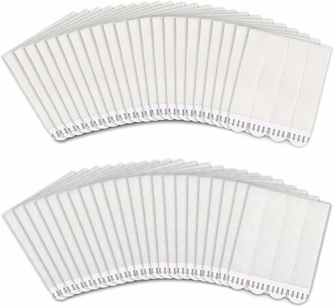 JELLYSUB 28-Pairs(56 Strips) Large Picture Hanging Strips Heavy Duty, Removable Hook and Loop Tape, Picture Hanger Damage Free, Adhesive Strips for Frame Hanging and Christmas Decorations in Kuwait