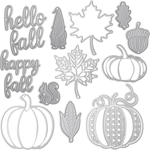 12 قطعة من قطع القوالب المعدنية لعيد الفصح لصنع البطاقات، أرنب عيد الفصح السعيد، بيض أرنب الجزر، العشب، النقش، استنسل لألبوم القصاصات بنفسك، ديكورات الحفلات اليدوية in Kuwait