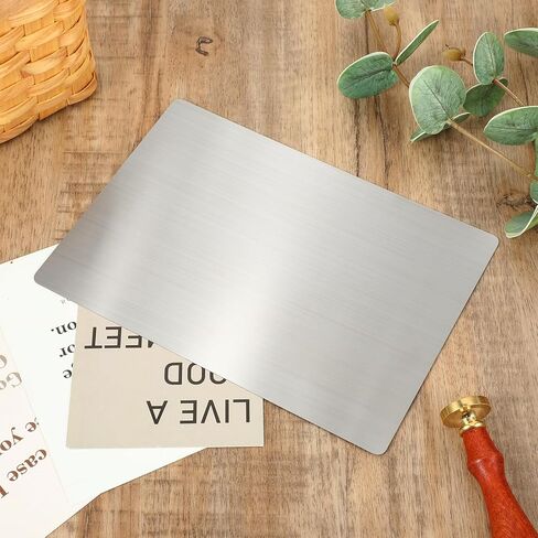 لوحة محول معدنية من الفولاذ المقاوم للصدأ، وسادة حصيرة قطع عالمية مقاس 6 × 8.5 بوصة لقوالب الويفر الرقيقة، تزيد من الضغط لآلات قطع القوالب والنقش، أداة صنع بطاقات القصاصات in Kuwait