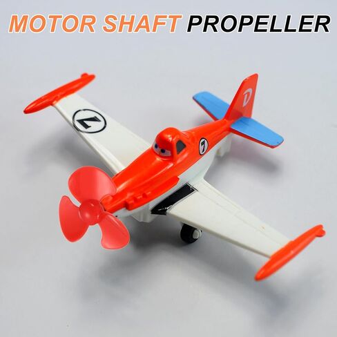 Generic 2mm DC Motor Shaft Propeller, 30mm Fan Shape 3-Blade Plastic Round Propeller for DIY Model Airplane Science Education Toys Motor RC Boat Micro (3 Colors, Pack of 30) in Saudi Arabia