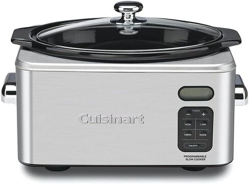 Cuisinart PSC-650 الفولاذ المقاوم للصدأ 6-1 / 2-Quart طباخ بطيء قابل للبرمجة (فضي) in Saudi Arabia