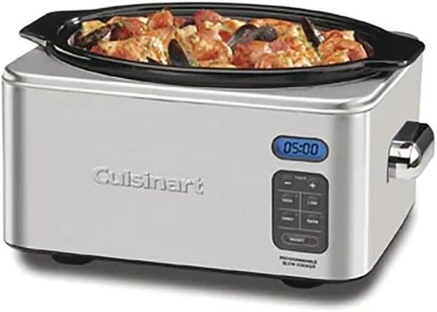 Cuisinart PSC-650 الفولاذ المقاوم للصدأ 6-1 / 2-Quart طباخ بطيء قابل للبرمجة (فضي) in Saudi Arabia