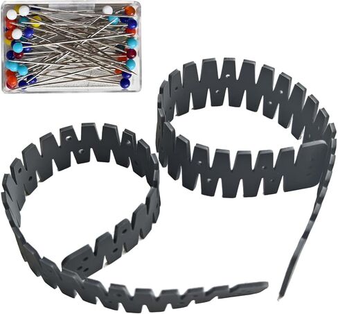 2 Pack Silicone Flexible Hot Hemmer - Heat-Resistant Hem Press Tool for Curved Hems, Necklines & Shirt Tails | Precision 1/4" & 5/8" Marking Holes | Sewing Aid for Ironing Fabrics in Kuwait