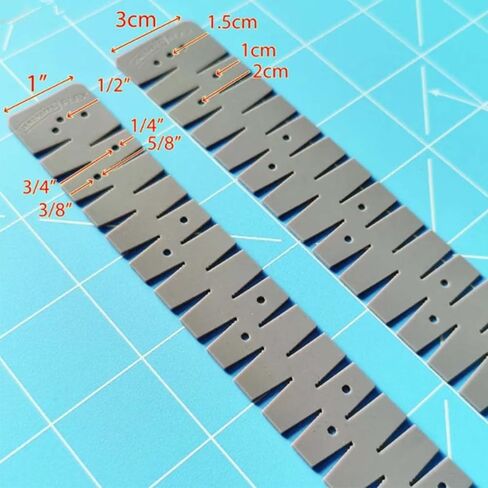 2 Pack Silicone Flexible Hot Hemmer - Heat-Resistant Hem Press Tool for Curved Hems, Necklines & Shirt Tails | Precision 1/4" & 5/8" Marking Holes | Sewing Aid for Ironing Fabrics in Kuwait