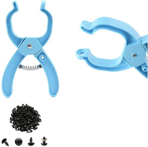 أداة عين آمنة للكروشيه، ربط عيون آمنة في الكروشيه دون عناء، أداة مساعدة للحيوانات المحشوة مقاس 5-30 مم، مستلزمات صنع عيون آمنة، أداة مستلزمات صناعة متينة ومريحة باللون الأرجواني in Kuwait