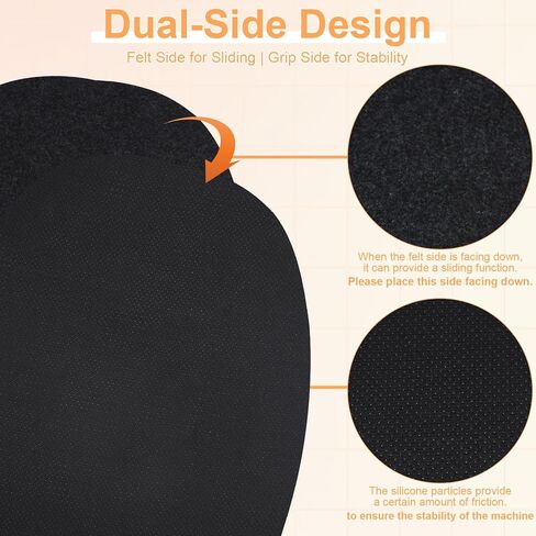 2 حزمة من حصيرة مقاومة للحرارة للطباخ البطيء لهاملتون - بيضاوية تناسب وعاء السجادة بشكل أفضل وتوفر المساحة، تصميم على الوجهين (حركة ثابتة وسهلة)، 17.32 × 11.81 بوصة، حماية للسطح in Kuwait