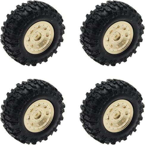 مجموعة محور عجلة نحاسية مقاس 0.7 بوصة متوافقة مع جزء ترقية 1/30 محوري SCX30 Ford Bronco وJeep Wrangler Rock Clawler (6 فتحات) in Kuwait