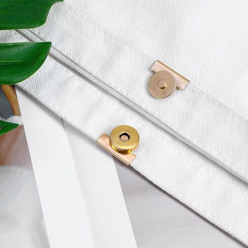 Sibba 12Pairs Snaps for Purses, No-Sew Closures for Purses, Metal Purse Clasp Buttons for Tote Bags Handbag Clothing DIY Craft in Saudi Arabia