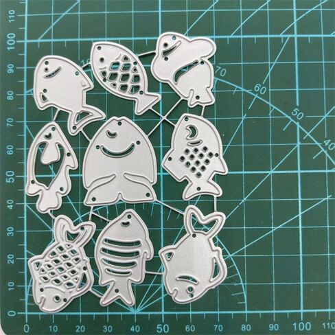 Fishes Metal Cutting Dies Stencils for DIY Scrapbooking/Photo Album Stamps Decorative Embossing DIY Paper in Saudi Arabia