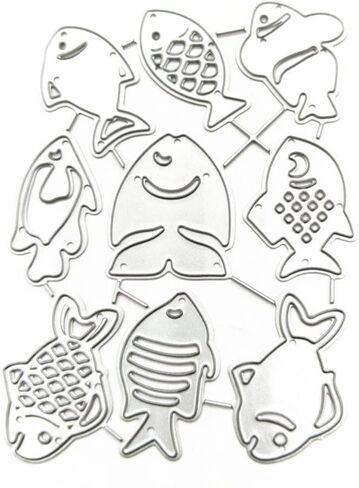 Fishes Metal Cutting Dies Stencils for DIY Scrapbooking/Photo Album Stamps Decorative Embossing DIY Paper in Saudi Arabia