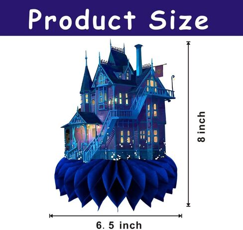 8Pcs Horror Movie Honeycomb Table Centerpieces, Horror Movie Birthday Party Supplies Table Decorations for Kids Birthday Decorations in Kuwait