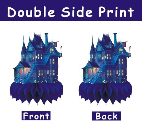 8Pcs Horror Movie Honeycomb Table Centerpieces, Horror Movie Birthday Party Supplies Table Decorations for Kids Birthday Decorations in Kuwait