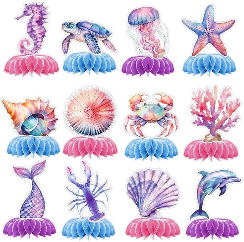 Gender Reveal Party Decorations, TONGQI Baby Reveal Table Decoration Set with Honeycomb Centerpiece for Boy or Girl Baby Shower Party Décor in Saudi Arabia