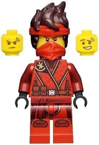 LEGO Ninjago: Kai The Island Minifigure with Flamethrower Torch and Tile in Saudi Arabia