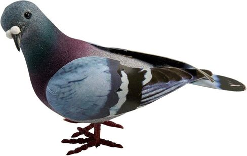 Artificial Simulation Foam Pigeon, Lifelike Mini Artificial Birds Imitation Animal Fake Pigeon Removable Feather for Craft Home Ornaments Garden Wedding Decor in Kuwait