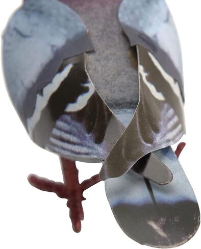 Artificial Simulation Foam Pigeon, Lifelike Mini Artificial Birds Imitation Animal Fake Pigeon Removable Feather for Craft Home Ornaments Garden Wedding Decor in Kuwait