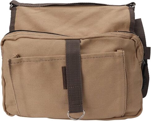 Restokki Dog Camping Hiking Saddle Backpack Large Capacity Multifunctional Pet Outdoor Bag Khaki in Saudi Arabia