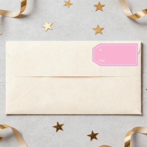 Happy Valentine's Day Name Gift Tags Stickers,60x30mm to and from Stickers for Holiday Valentine's Day Weddings Present Gift Wrapping Cards Envelope Decoration Sealing,500 Pcs in Saudi Arabia