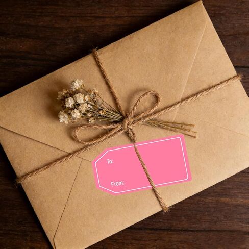Happy Valentine's Day Name Gift Tags Stickers,60x30mm to and from Stickers for Holiday Valentine's Day Weddings Present Gift Wrapping Cards Envelope Decoration Sealing,500 Pcs in Saudi Arabia