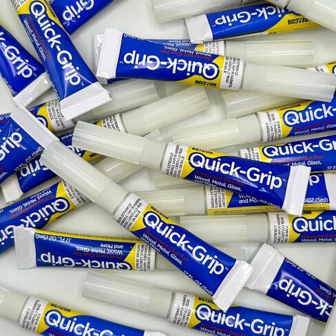 لاصق دائم من BEACON Quick Grip - غراء سريع الجفاف وشفاف ومقاوم للطقس للسيراميك والخشب والمزيد، 17 أونصة، 3 عبوات in Kuwait