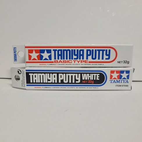 عبوتان متوافقتان مع معجون Tamiya Basic Gray + White 87095 87053 Modeling 32g Craft ABS Plastic يتضمن قسيمة CHICAGOLAND RC in Kuwait
