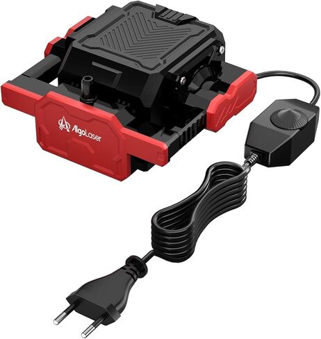 AlgoLaser Air Assist Pump Kit for Laser Engraver – 30L/Min Adjustable Airflow, Reduces Smoke & Dust,Low-Noise,Protects Laser Lens, Cleaner Cuts for Wood, Acrylic & Leather, Laser Engraving Accessories in Saudi Arabia