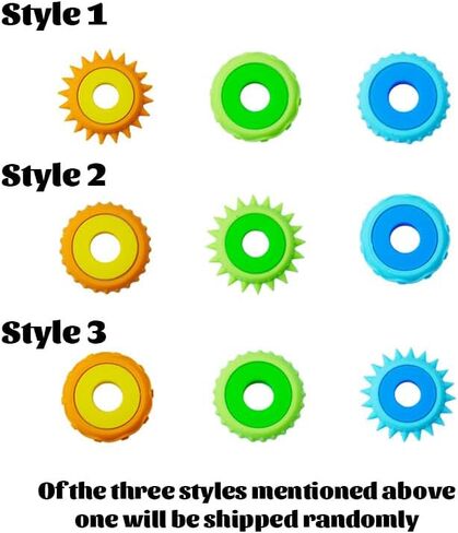Fidget Toys Adults Sensory Rings: 3 Pack Texture Spinner Rings - Stress Relief Sensory Toys for Kids ADHD - Quiet Desk Fidgets for Classroom Anxiety Office for Teens Boys in Saudi Arabia