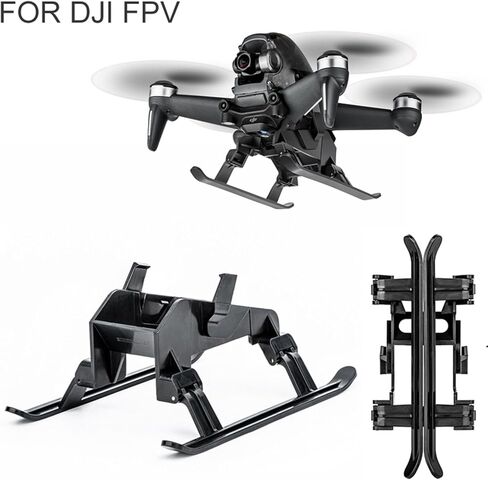 ZEZEFUFU خفيفة الوزن قابلة للطي الهبوط 30 مللي متر ارتفاع تمديد قدم حامي ل DJI FPV ملحقات طائرة بدون طيار in Kuwait