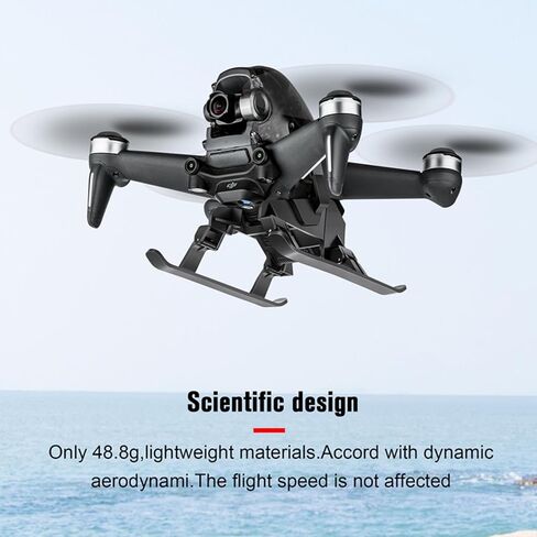 ZEZEFUFU خفيفة الوزن قابلة للطي الهبوط 30 مللي متر ارتفاع تمديد قدم حامي ل DJI FPV ملحقات طائرة بدون طيار in Kuwait