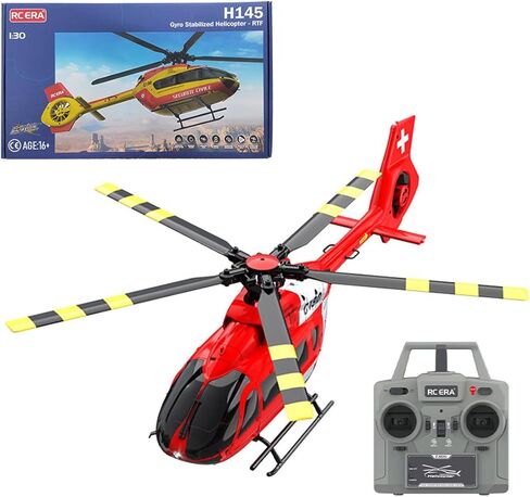 C190 RC Helicopter for Adults, 1/30 Scale 2.4G 6CH Single-Rotor Gyroscopic Helicopter Model, Indoor & Outdoor RC Flying Aircraft (RTF Version) in Saudi Arabia