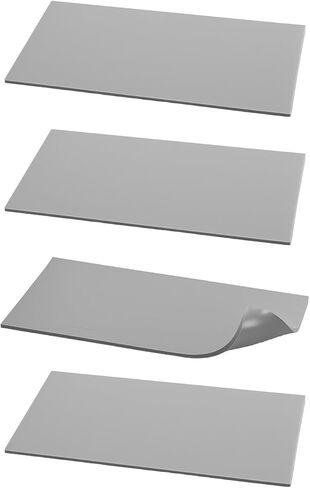 UCEC 4Pcs Silicone Heat Press Mat 8"x 4"x1/8", Hat Press Silicone Protector Foam Press Pad for Hat, Mug, Silicon Mat Double Sided Use for HTV Transfer Vinyl DIY Projects in Saudi Arabia