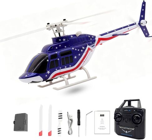 RC ERA A60 MINI Bell 206 مروحية، 1/42 مقياس أربع قنوات أحادية الدوار للتحكم عن بعد مع تثبيت الارتفاع، RTF Hobby RC نموذج طائرة للمتحمسين in Kuwait