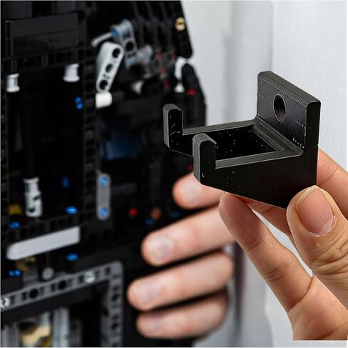 Wall Mount Bracket Compatible with Lego Technic Red Bull RB20 42206, Accessories for Lego Technic Red Bull RB20 42206 Securely Display Your Car, Black in Saudi Arabia