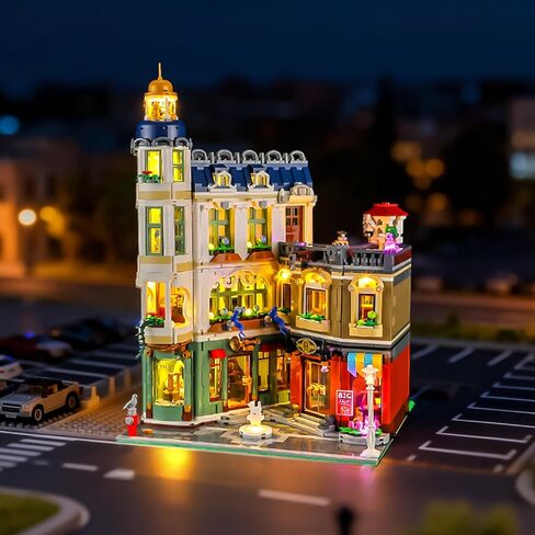 BRIKSMAX 2.0 Light Kit Compatible with Lego Icons Shopping Street 11371 Building Sets- Original LED Lighting Kits (Accessories Only) for Display, Gifts & Collectors in Saudi Arabia