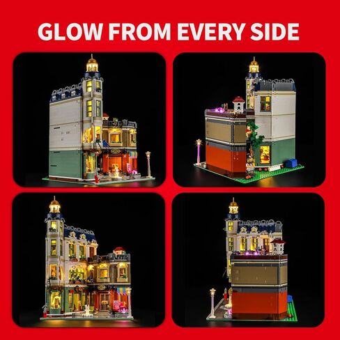 BRIKSMAX 2.0 Light Kit Compatible with Lego Icons Shopping Street 11371 Building Sets- Original LED Lighting Kits (Accessories Only) for Display, Gifts & Collectors in Saudi Arabia
