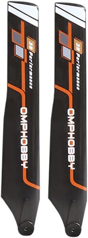OMPHOBBY M1 EVO Parts Main Blade 125 Replacement Parts for OMPHOBBY M1 EVO RC Helicopters Rc Heli Accessories OSHM1209O(Orange) in Saudi Arabia