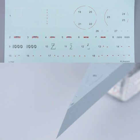 FLYHAWK FH1175 1/700 مدمرة الصواريخ البحرية الأمريكية Zumwalt DDG-1000 مجموعة نماذج بلاستيكية in Kuwait