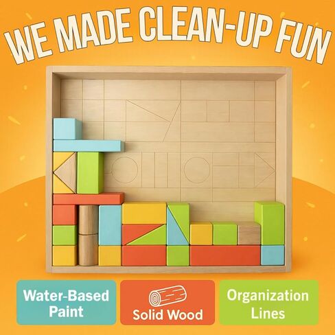 مجموعة مكعبات بناء من الخشب الطبيعي، 72 قطعة من ألوان الباستيل مكعبات بناء قلعة مع صينية تخزين، ألعاب تعليمية للعلوم والتكنولوجيا والهندسة والرياضيات للأطفال، نظام لعب معماري إبداعي وخالي من الشاشة in Kuwait