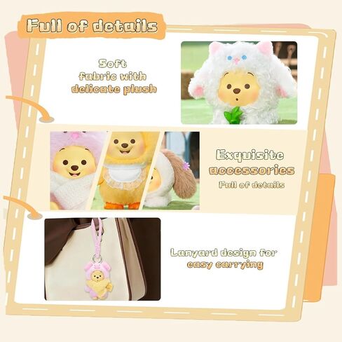 MINISO Disney Winnie The Pooh Farm Animal Series Blind Box زينة سطح المكتب/زخرفة معلقة هدية عيد الفصح ويني ذا بوه (واحدة عشوائية) in Saudi Arabia